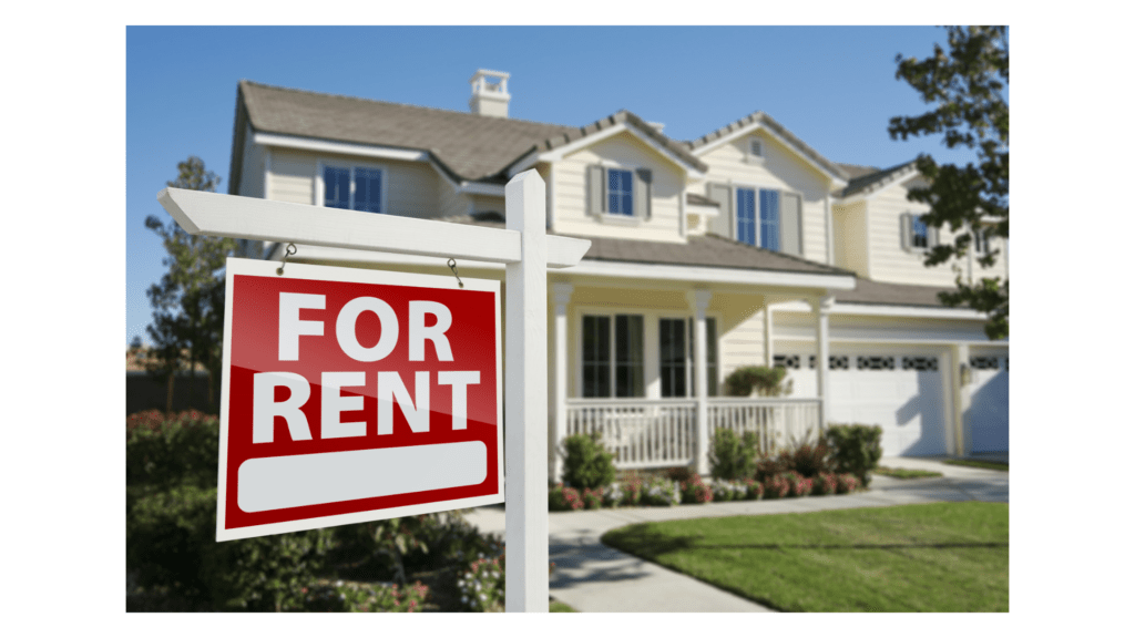 For Rent sign in front of a rental property in Colorado