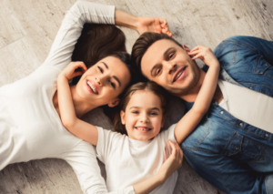 Family of Colorado home buyers exploring USDA vs FHA loan options for buying a home