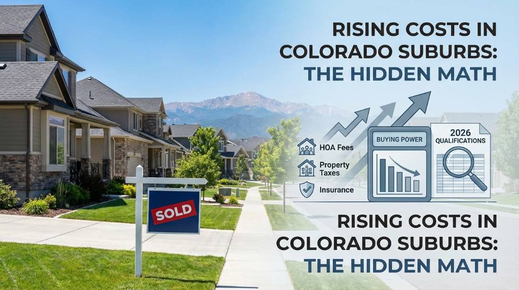 Rising HOAs, Taxes, and Insurance in Colorado Suburbs: The Hidden Math Impacting 2026 Qualifications