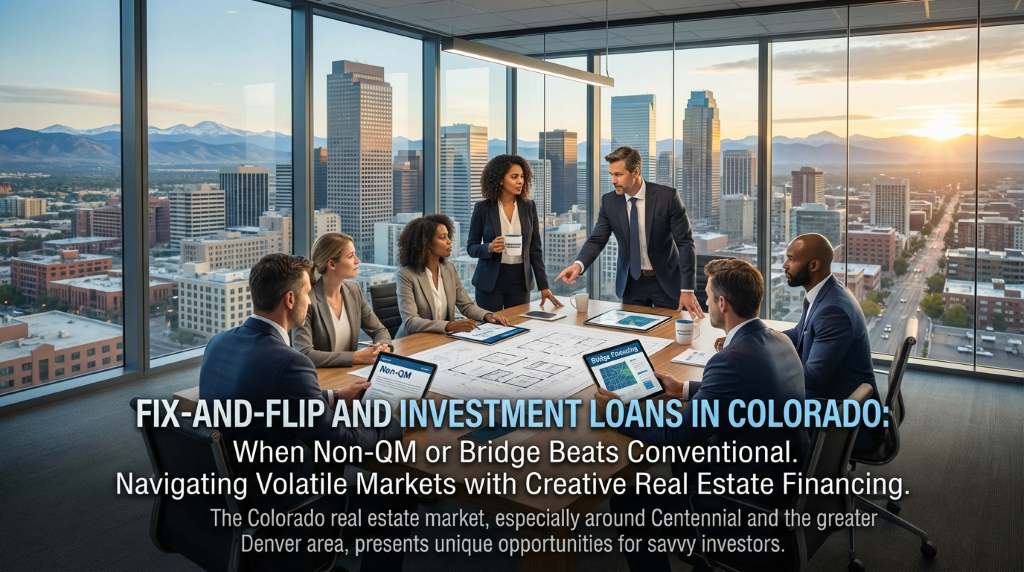 Fix-and-Flip and Investment Loans in Colorado: When Non-QM or Bridge Beats Conventional